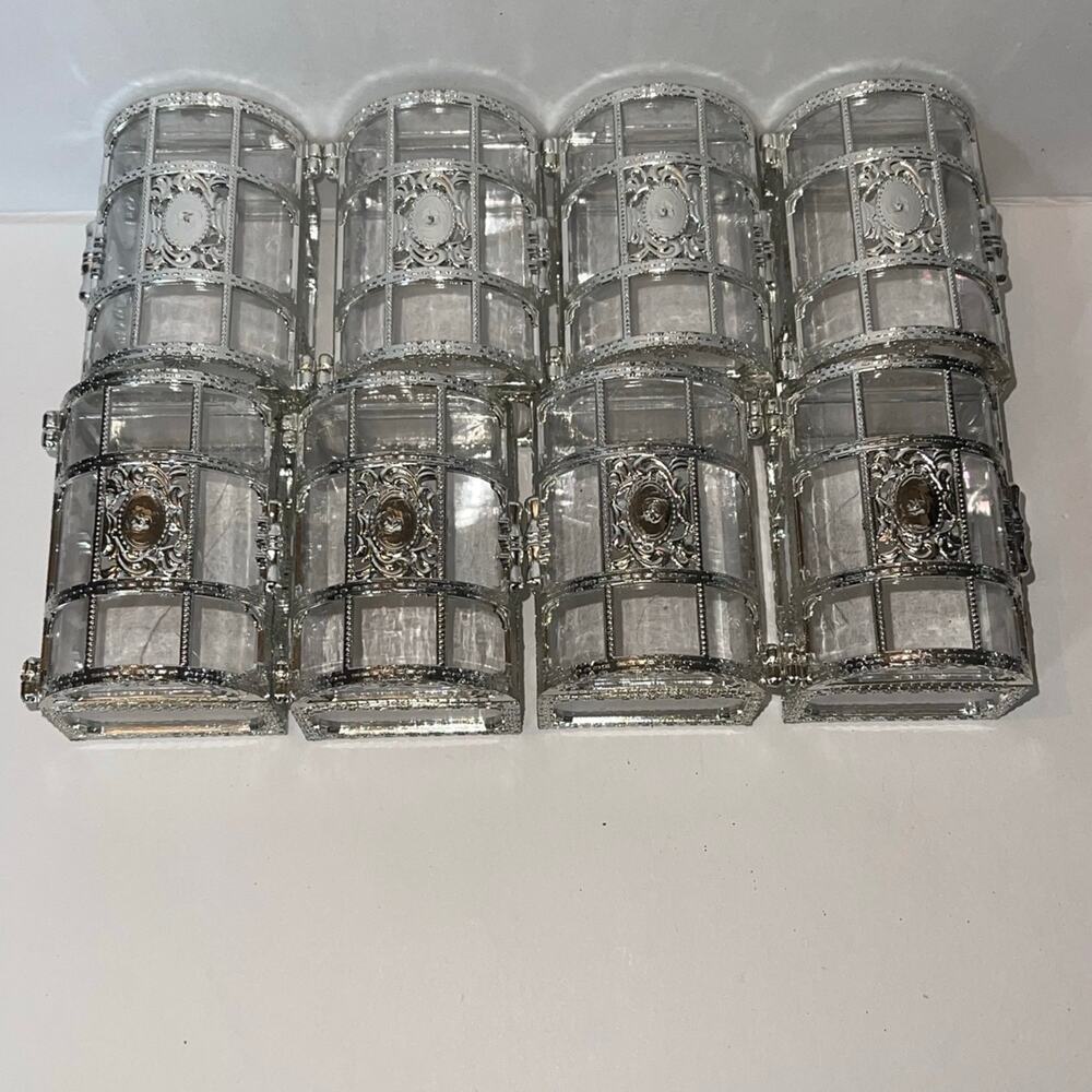 Set of 8 Decorative Mini Treasure Chest Boxes